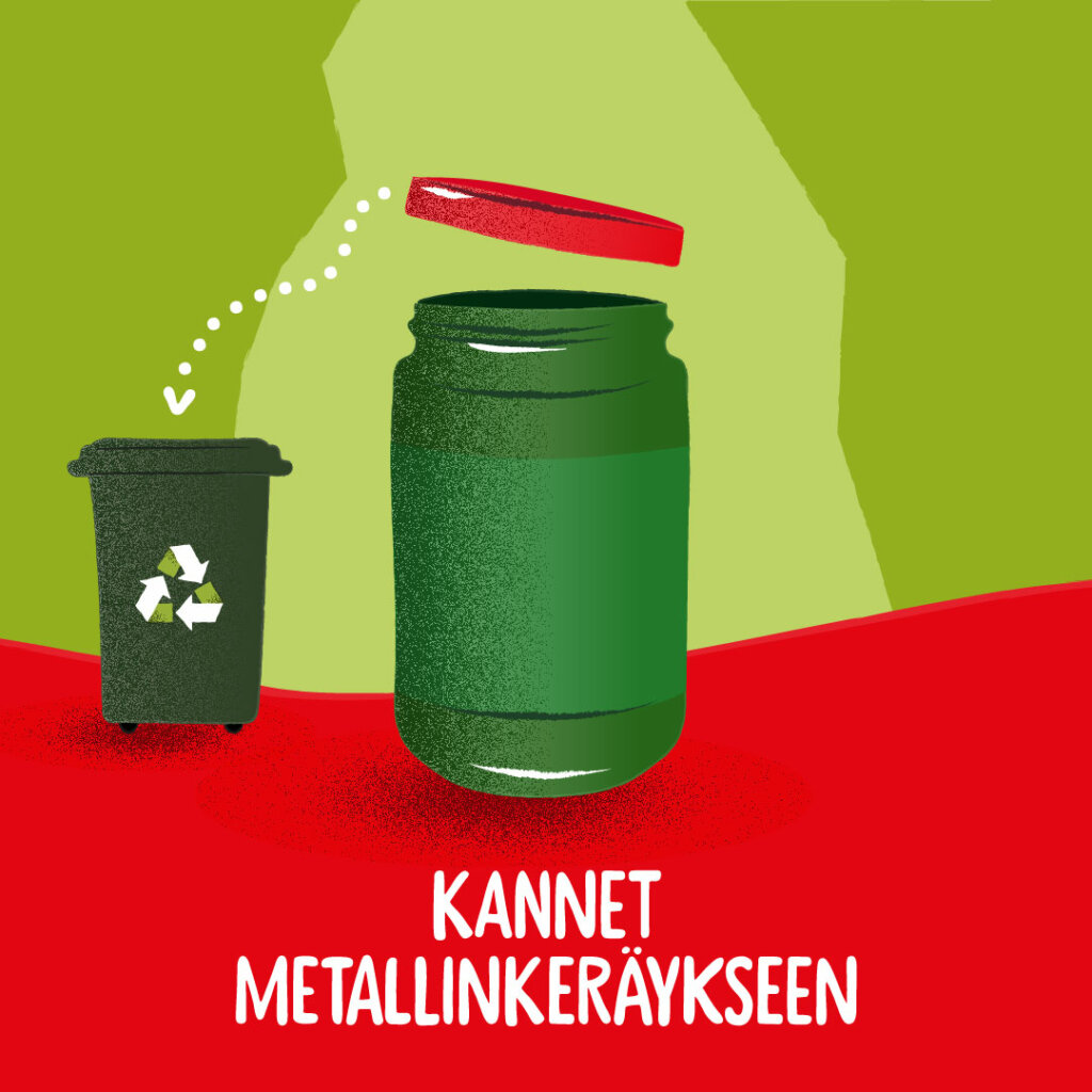 Metallikansien kierrätysohje