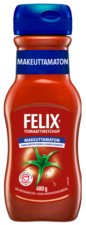 Felix makeuttamaton Ketchup