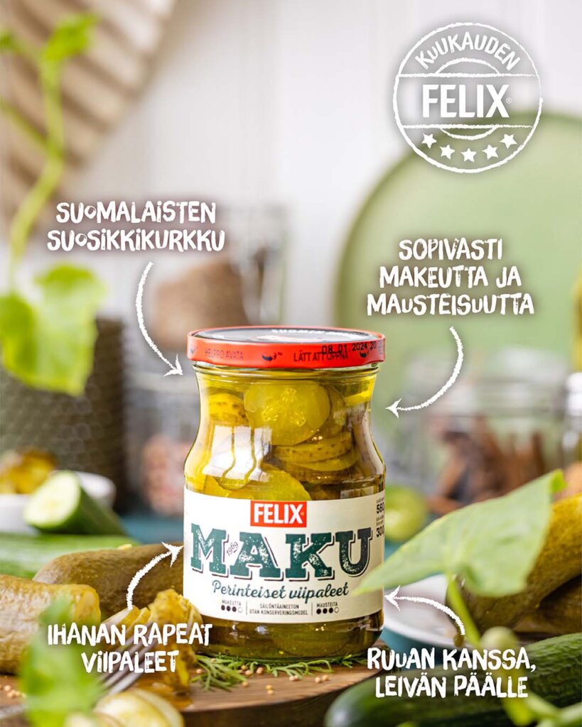 kuukauden tuote Felix Makukurkut