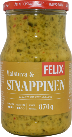 Felix sinappikurkkusalaatti