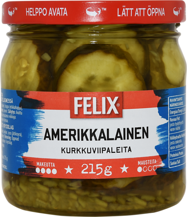 Felix Amerikkalainen Viipalekurkku 215 g
