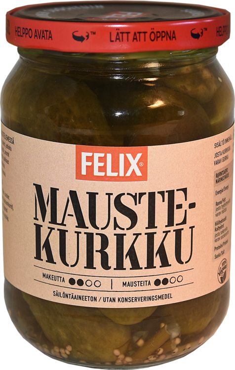 Felix Maustekurkku, kokonainen 340 g