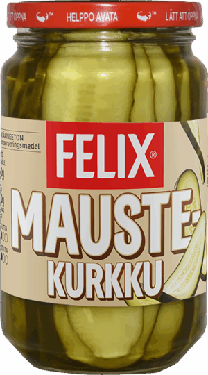 Felix Maustekurkku, pitkittäin viipaloitu 460/230 g