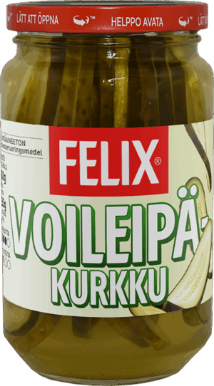 Felix Voileipäkurkku, pitkittäin viipaloitu 460/230 g