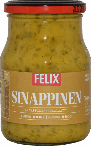 Felix Sinappikurkkusalaatti 390 g