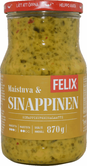 Felix Sinappikurkkusalaatti 870 g