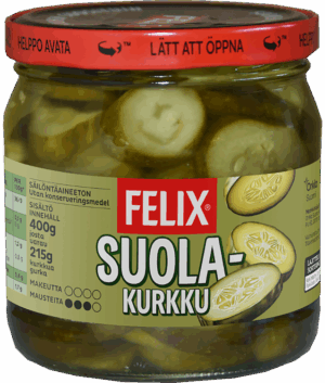 Felix Suolakurkkuviipale 400/215 g